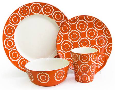 Trellis Orange by American Atelier