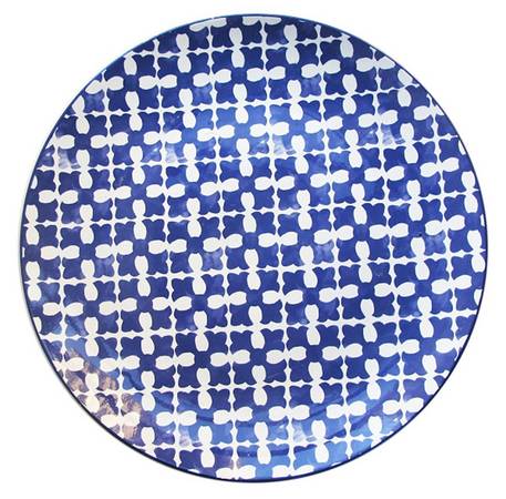 Medallion Squares Blue by American Atelier