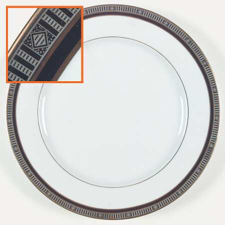 Madison Platinum Black by Bernardaud