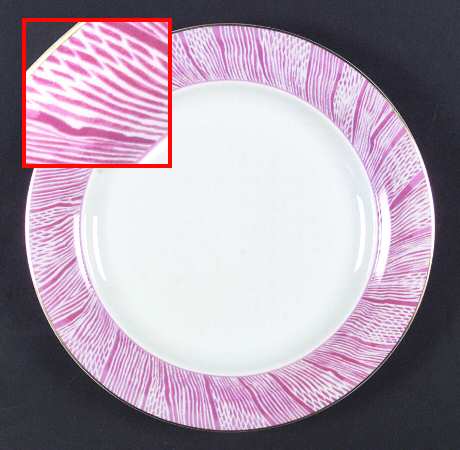 Moire Rose by Bernardaud