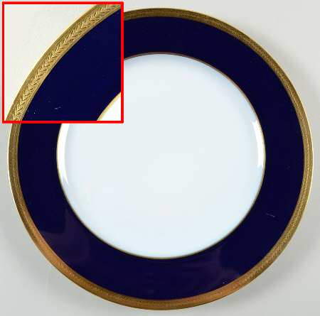 Palaiseau Cobalt Blue by Bernardaud