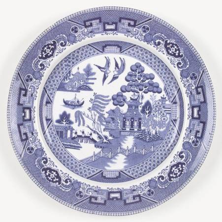 Blue Willow (Non Restaurant, No Trim) by Buffalo Pottery