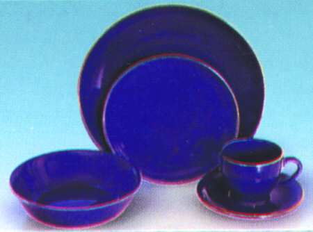 Coupe Cobalt Blue by Bengal Fine Ceramics