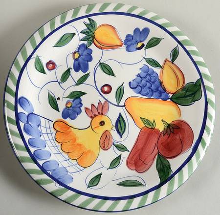 Rooster & Fruit by Baum Brothers