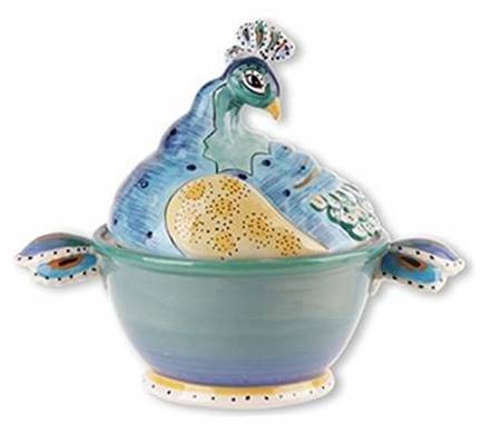Blue Peacock by Blue Sky