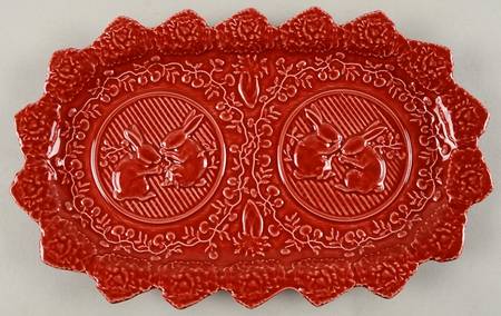 Rabbit Red by Bordallo Pinheiro