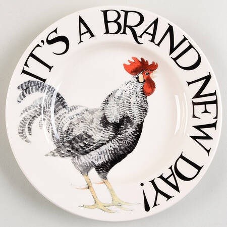 Rise and Shine (Black Text) by Emma Bridgewater