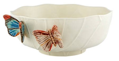 Cloudy Butterflies by Claudia Schiffer by Bordallo Pinheiro