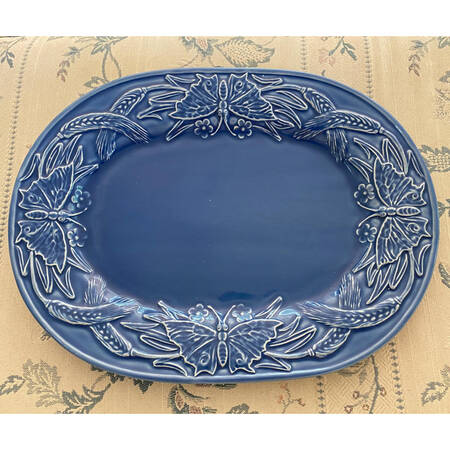 Papillion-Blue by Bordallo Pinheiro