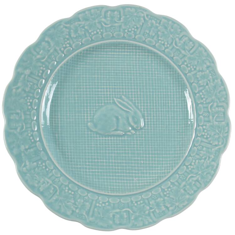 Rabbit-Turquoise by Bordallo Pinheiro