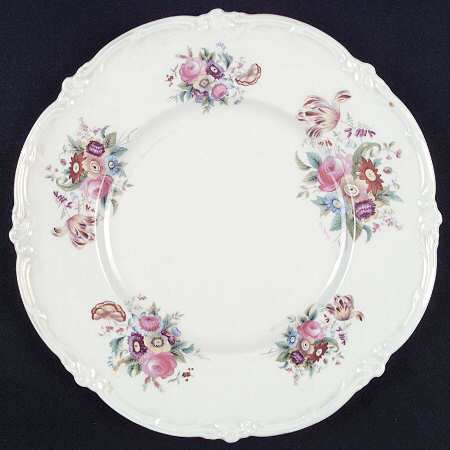 Old Coalport (Bone, No Trim, Shallow Scallop) by Coalport