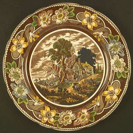 Pastoral Brown Multi (Not Embossed) by Coalport