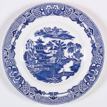 The Willow Blue (Newer, Bone) by Coalport