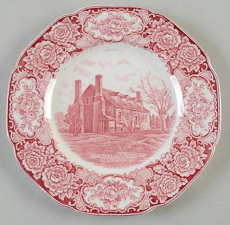 George Washington Memorial Red by Crown Ducal