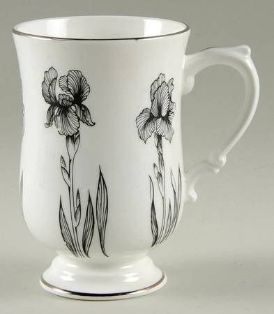 Black Iris by Crown Staffordshire
