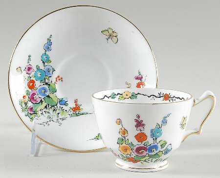 Hollyhock by Crown Staffordshire