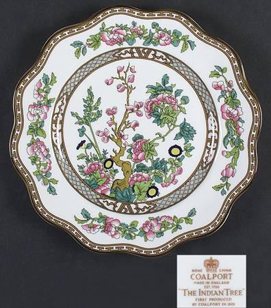 Indian Tree Multicolor (Scalloped, Newer) by Coalport