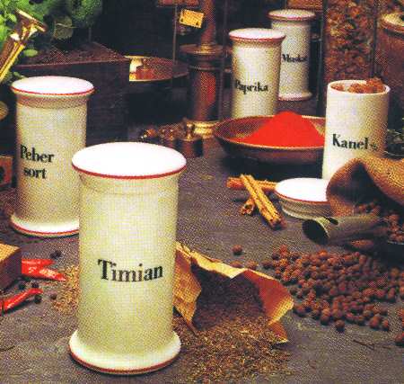 Chemist Spice Jars by Bing & Grondahl