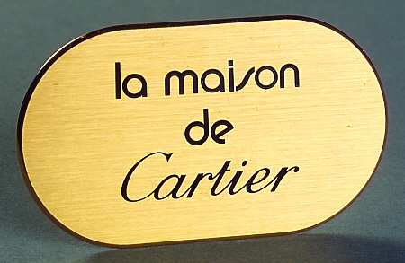 Advertising Signs by Cartier
