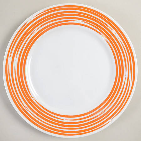 Strokes of Color (Brushed) Tangerine Orange by Corning Corelle