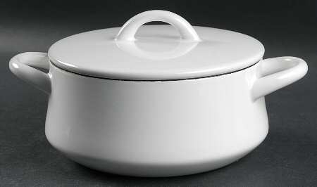 Bistro Enamel White by Dansk