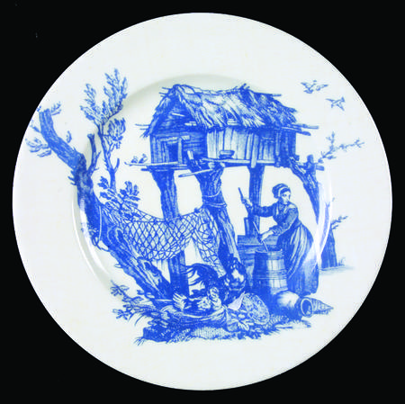 Toile de Jouy Blue by Philippe Deshoulieres