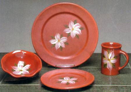 Poinsettia by Emerson Creek Pottery