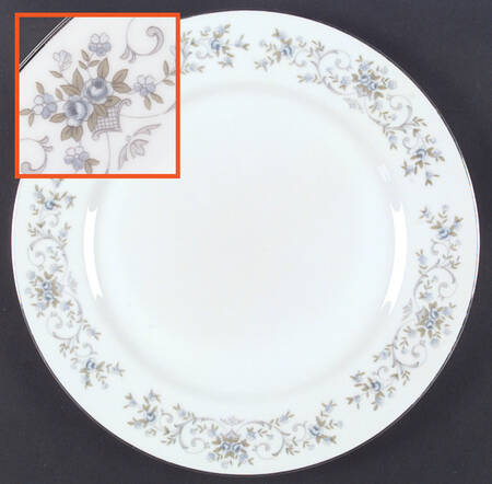 Blue Rose by Fine China of Japan