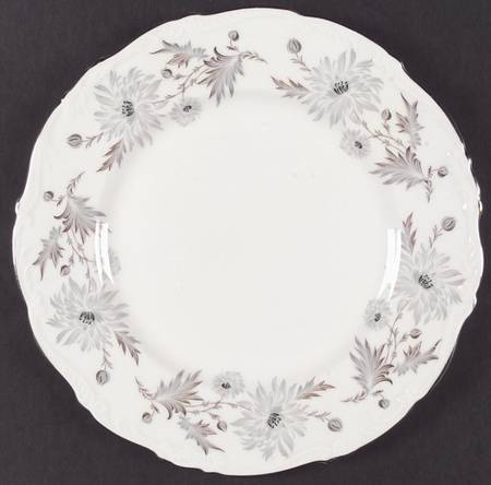 Mayfair (Flowers, Platinum Trim) by Foley