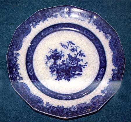 Indian Jar (Flow Blue) by Furnivals