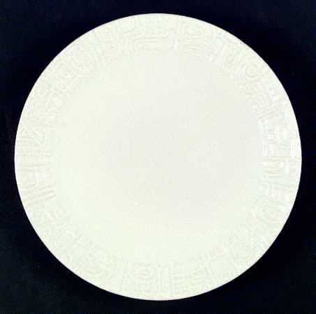 Aztec White(White Front, Terra Cotta Back) by Frankoma