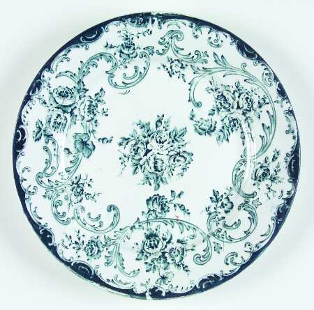 Rosenguirlande (Blue and Green) by FA Mehlem