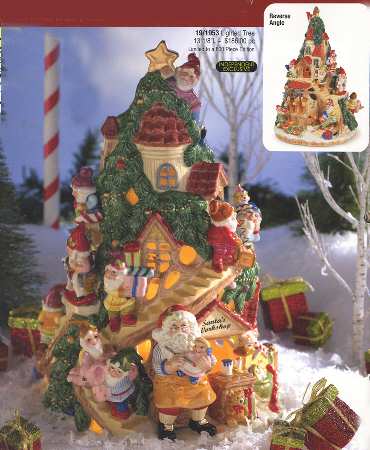 Santa's Workshop (Tree Shaped) by Fitz and Floyd