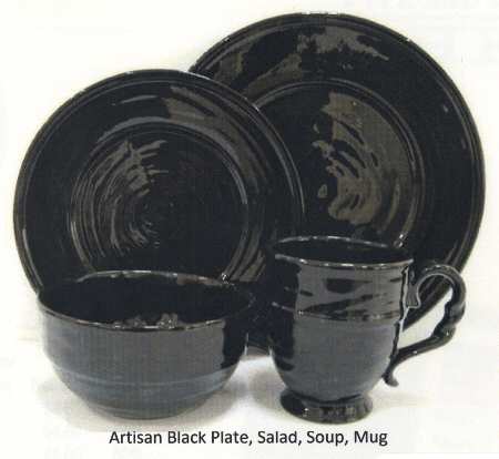 Artisan Black by Fitz and Floyd