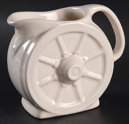 Wagon Wheel Cream by Frankoma