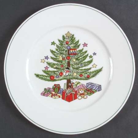 Christmas Tree White (Brown Bear) by Gibson Designs