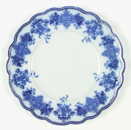 Clarence (Flow Blue, Gold Accent) by Grindley