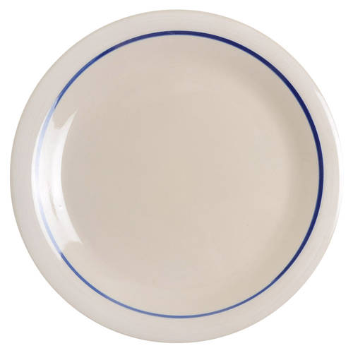 Casualware White Rim Blue by Gibson Designs