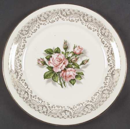 Tudor Rose (Pink Rose Center) by Georgian China