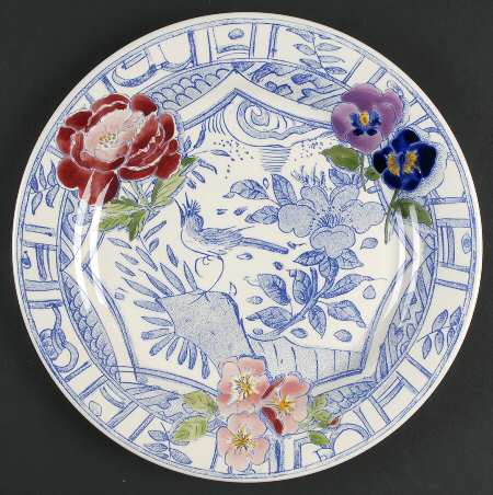 Oiseau Bleu Flowers by Faiencerie De Gien