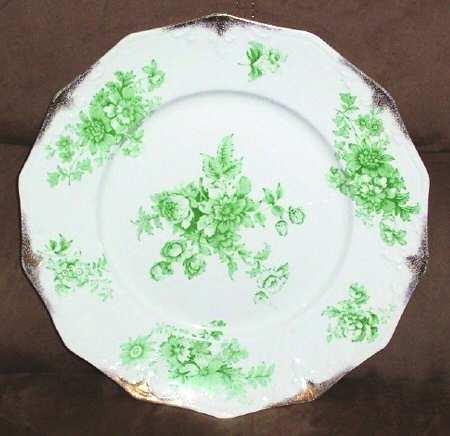 Chatsworth Green (Gold Daubs) by Grindley