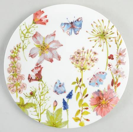 Watercolor Butterfly Garden by Grace's Teaware