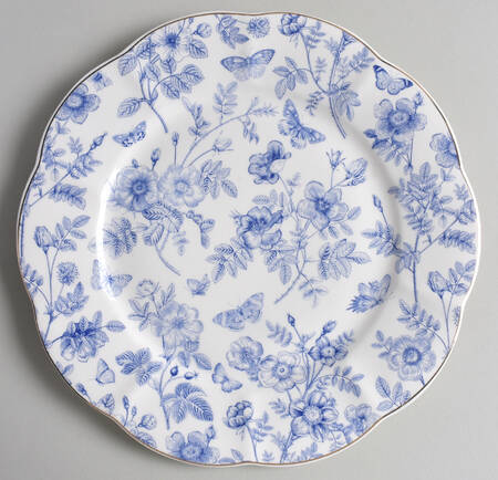 Blue Butterfly Toile by Grace's Teaware