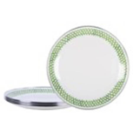 Green Scallop Enamelware by Golden Rabbit Enamelware