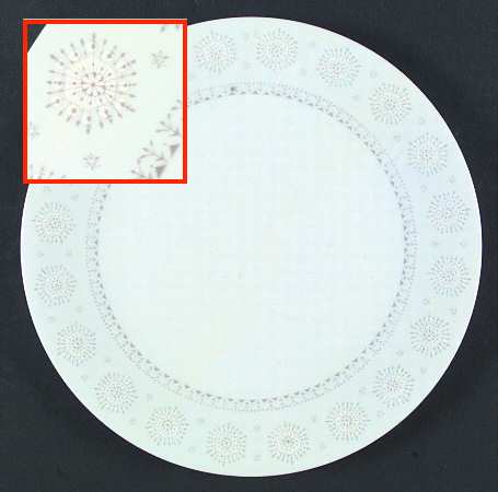 Snowflake (Flakes On Edge) by Harmony House China