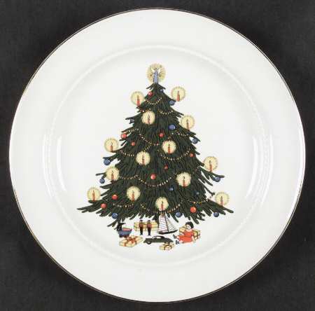 Christmas Tree & Holly by Hall