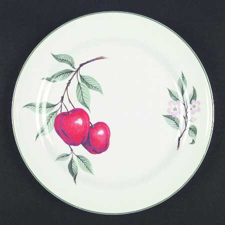 Red Apple (Rim Shape) by Homer Laughlin 