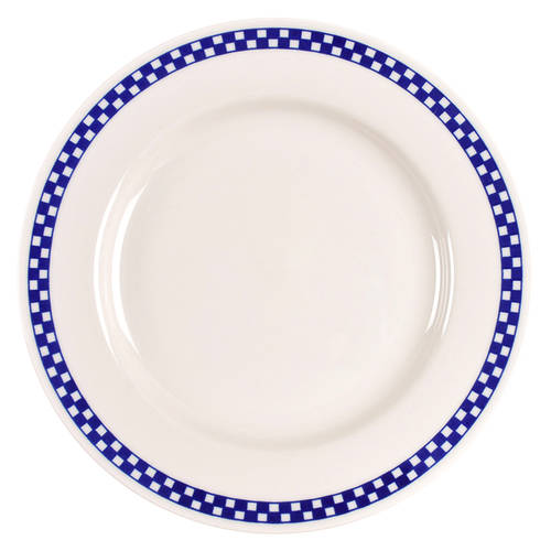 Checkers Cobalt Blue by Homer Laughlin 