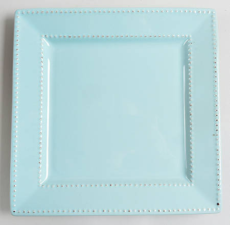 Beaded Square Aqua by Home Essentials