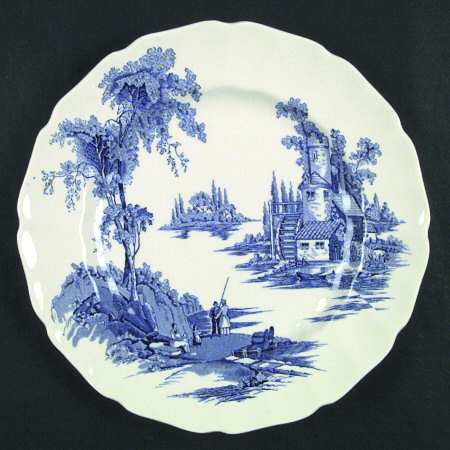 The Old Mill Blue by Johnson Brothers